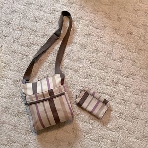 thirtyone striped crossbody with billfold
